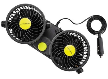 WENTYLATOR SAMOCHODOWY WIATRAK OBROTOWY 24V MOCNY