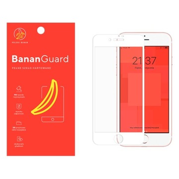 Szkło hartowane 5D BananGuard pełne do Apple iPhone 7, 8, SE 2020, SE 2022