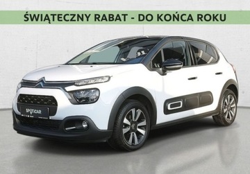 Citroen C3 III Hatchback Facelifting 1.2 PureTech 110KM 2023 Citroen C3 1.2 PureTech Shine EAT6 110KM Automat SalonPL Gwarancja od R