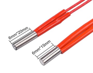 керамический нагреватель для 3D принтера, 12В, 40Вт, 1,5 м