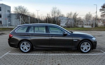 BMW Seria 5 F10-F11 Touring Facelifting 525d 218KM 2014 BMW Seria 5 2,0d (218KM) xDrive Automat Lift Salon PL 1 wlasciciel VAT23, zdjęcie 4