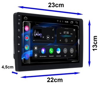 РАДИОМОНИТОР 2 DIN 9 ДЮЙМОВ CARPLAY ANDROID BT