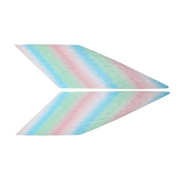 2 шт. наклейки с треугольными накладками на боковые окна для Byd Atto 3 Yuan Plus