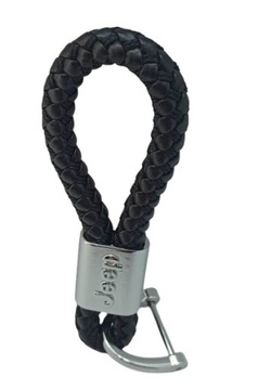 JEEP BRELOK BRELOCZEK PLECIONY SKÓRA PREZENT