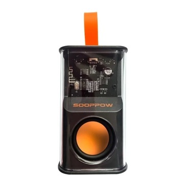 Przezroczysty bezprzewodowy głośnik Bluetooth Mecha przenośny Mini