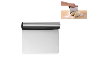 NÓŻ DO CIASTA PORCJONER ZE STALI NIERDZEWNEJ SOLIDNY DUŻY INOX HENDI