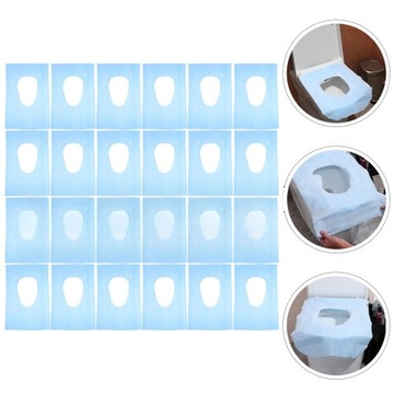 30 шт. ПОКРЫТИЕ ОДНОРАЗОВЫХ СИДЕНЬЕВ ДЛЯ УНИТАЗОВ НА УЛИЦЕ