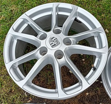 4× DISK HLINÍK PORSCHE OE 8.0" X 18" 5X130 ET 53
