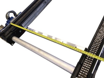 Транспортный цепной конвейер 142 x 67 см Двигатель 0,25 кВт № Z176