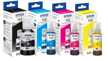 Оригинальный набор чернил Epson 112 L6460 L6490 L6570 L15180 L6550