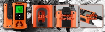 Рация Retevis RT45P, водонепроницаемость IP67