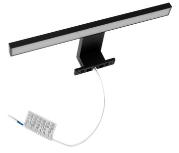 ШКАФ ДЛЯ ВАННОЙ С ЗЕРКАЛОМ И ПОДВЕСНОЙ СВЕТОДИОДНОЙ ЛАМПОЙ ЗЕРКАЛО 60 см