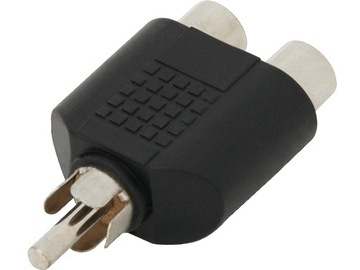 Rozgałęźnik RCA wt. RCA - 2gn. RCA Cinch