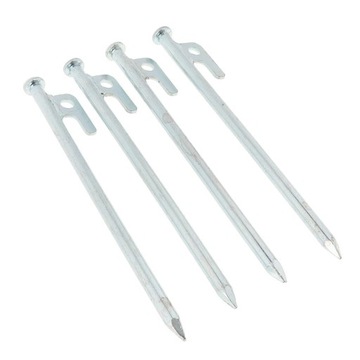 4 szt. śledzie do namiotu kempingowego kołki gwoździe Pin na zewnątrz podróżowanie piesze wycieczki 20cm