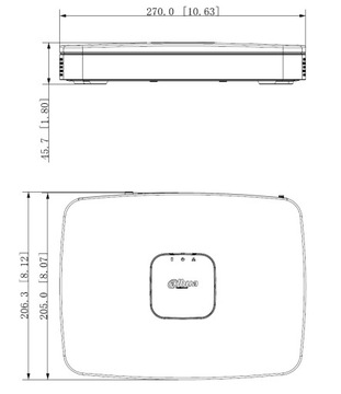 Dahua NVR4108-8P-EI / 8-канальный IP-рекордер 16 Мпикс.