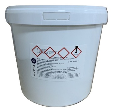 KWAS CYTRYNOWY wiadro 5kg gat. SPOŻYWCZY KWASEK FV