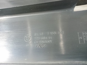 BMW E65 E66 VODÍTKO DRŽÁKY NÁRAZNÍKU ZADNÍ