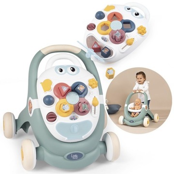 Smoby Коляска Коляска Интерактивные ходунки 3в1