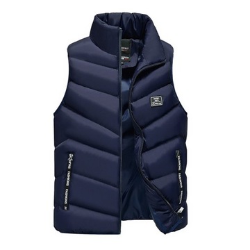 4XL KAMIZELKA MĘSKA BEZRĘKAWNIK PUCHOWA PIKOWANA