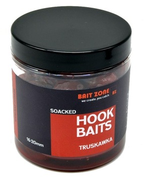 Kulki przynętowe haczykowe HOOK BAITS TRUSKAWKA BAIT-ZONE 16-20mm 250ml