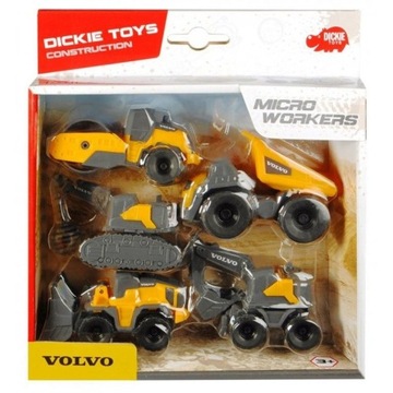 НАБОР DICKIE TOYS «Строительная техника», 5 шт., Volvo