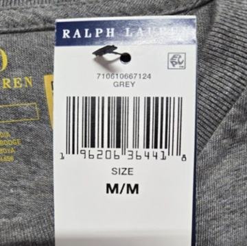 ФУТБОЛКА POLO RALPH LAUREN СЕРАЯ ФУТБОЛКА размер XXL