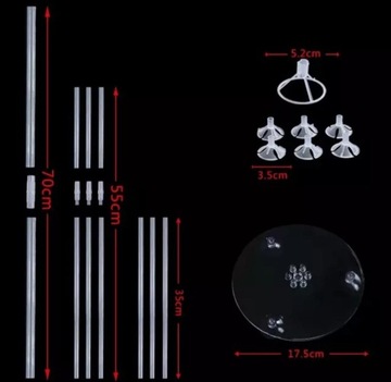 Подставка для воздушных шаров 7 палочек День рождения Свадьба