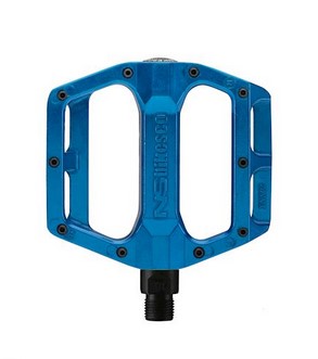 Pedały platformowe NS Bikes AERIAL niebieskie Aluminiowe
