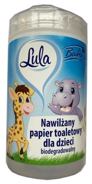 LULA Nawilżany papier toaletowy dla dzieci 50szt