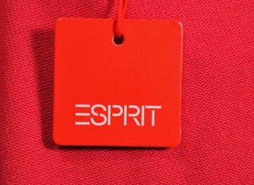 ESPIRIT sweter SLIM FIT pink SWEAT _ S