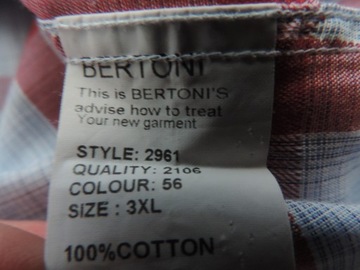 BERTONI KOSZULA Z DŁUGIM REKAWEM XXXL/48