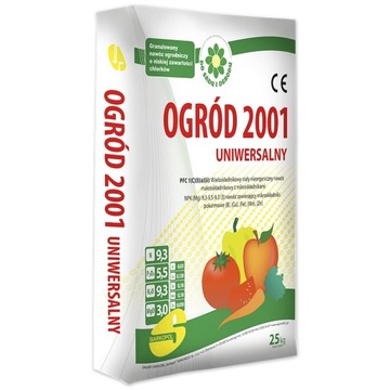 SIARKOPOL Ogród 2001 NAWÓZ UNIWERSALNY OGRODOWY 25KG do warzyw do owoców