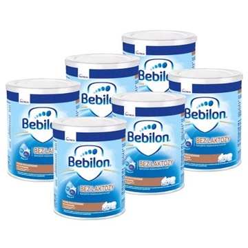 Bebilon Bez Laktozy ProExpert ZESTAW 6x400g