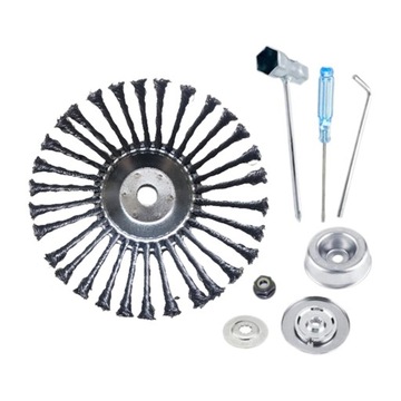 Wire Swivel Brush Trimmer Head Wire Wheel 7Pcs