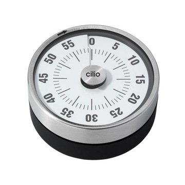 Таймер Cilio с магнитом, таймер Pure inox 8 x 3 см