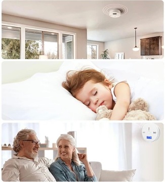 ЖК-ДАТЧИК ДЫМА УГАРНОГО ГАЗА БЕСПРОВОДНОЙ ДЕТЕКТОР ДЕТЕКТОР