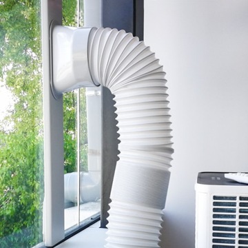 ТРУБА ДЛЯ ПЕРЕНОСНОГО КОНДИЦИОНЕРА 13см/1м ГИБКАЯ ПРОЧНАЯ