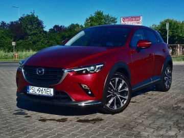 Mazda CX-3 Crossover Facelifting 2.0 Skyactiv-G 121KM 2019 Mazda CX3 2.0 121KM Tylko 31000 KM Przebiegu FULL LED Skóra Kamera EUROPA, zdjęcie 2