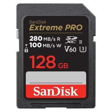 SanDisk SDSDXEP-128G-GN4IN — карта Extreme PRO SDXC 128 ГБ V60 UH