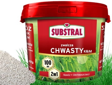 Substral Do Trawników murawy traw 100 Dni 5kg ZWALCZA CHWASTY odchwaszczacz