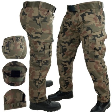 SPODNIE WOJSKOWE MORO RIP-STOP Wz.93 MOCNE XS