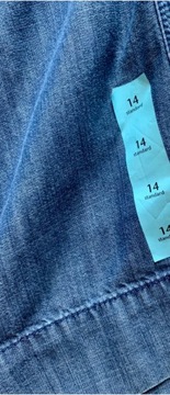 Spodnie jeansy George 42 kuloty szerokie nowe
