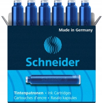 SCHNEIDER ATRAMENT NABOJE ATRAMENTOWE DO PIÓRA