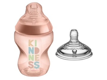 TOMMEE TIPPEE BUTELKA 260 ML + DODATKOWY SMOCZEK