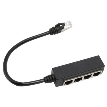 Разветвитель кабеля Ethernet RJ45, одна точка