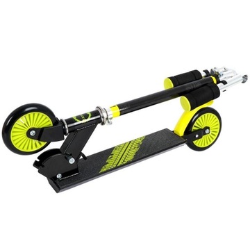 Складной, легкий алюминиевый самокат для детей.