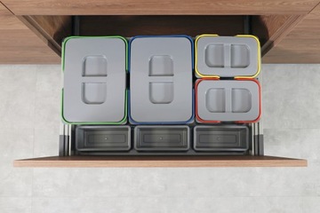 СОРТИРОВЩИК МУСОРА, СЕГРЕГАЦИОННЫЕ КОРЗИНЫ, REJS 90