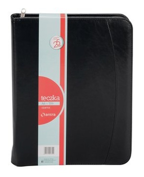 TECZKA A4 709 NA SUWAK Z KALKULATOREM CZARNA ANTRA