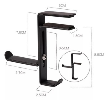 РУЧКА ВЕШАЛКА КРЮЧОК ДЛЯ НАУШНИКОВ СТОЛ СТОЛЕШНИЦА