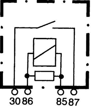 HELLA 4RA 007 813-011 RELÉ KLIMATIZACE